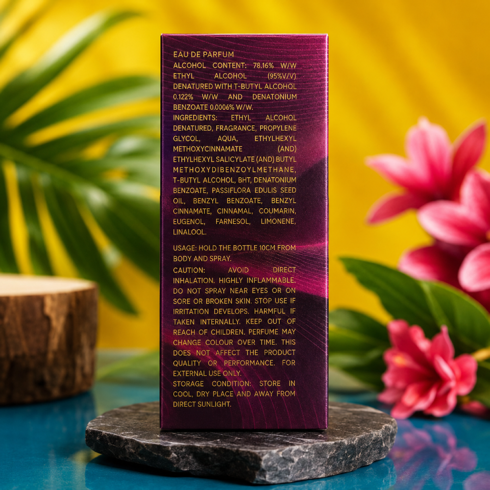 Engage Brazilian Maracuja Wine Eau De Parfum for Her | Long Lasting Women's Perfume | Floral Fruity Fragrance | Premium EDP | 50 ml