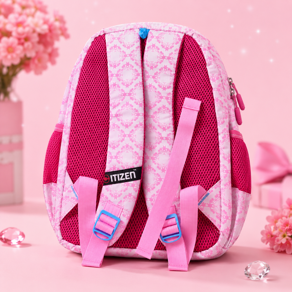 Citizen Disney Frozen Anna & Elsa Kids School Backpack 14 L – Pink | Lightweight School Bag for Girls