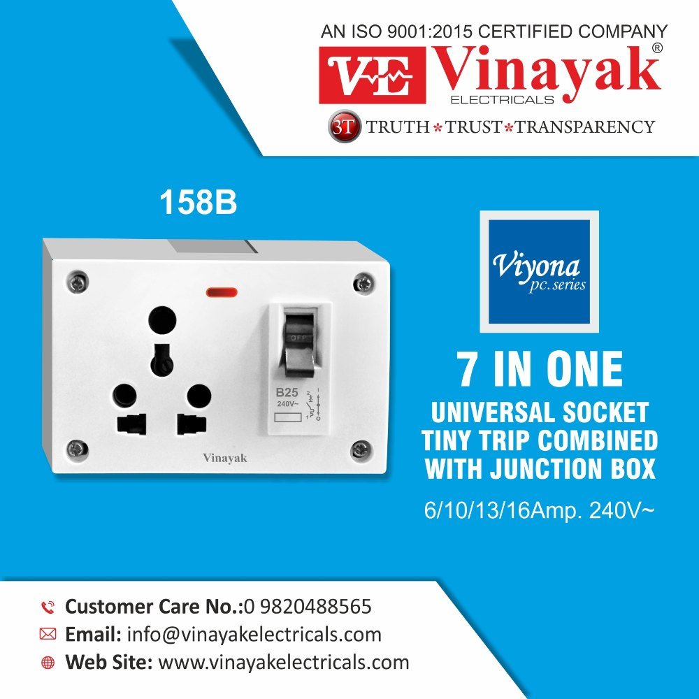 6 A 7 In One Universal Wall Mount Socket