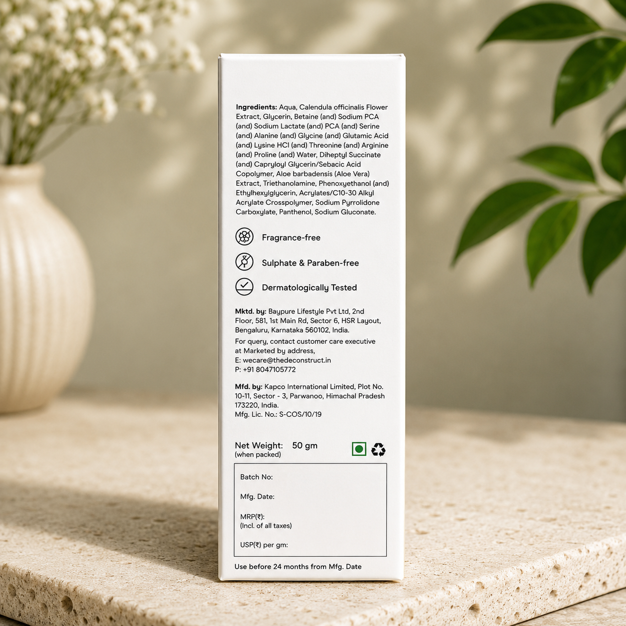 Deconstruct Face Moisturize -  NMF Oil-Free Moisturizer