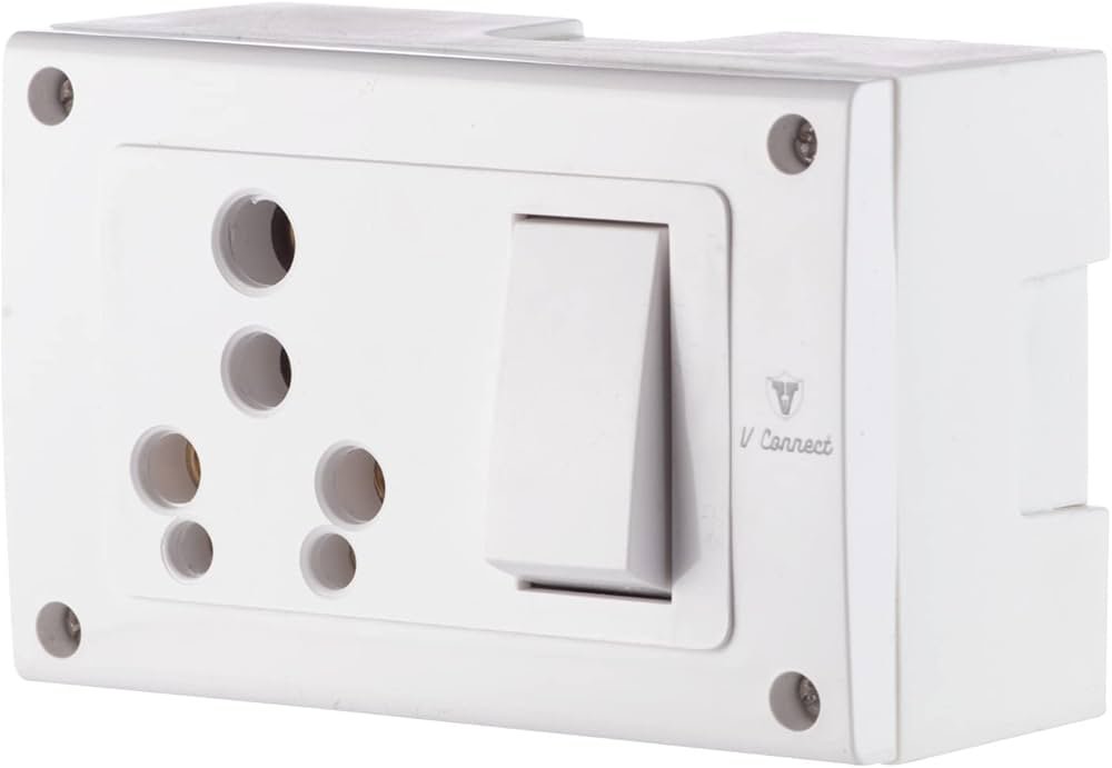 6A Socket with Switch & Junction Board (Without Wire) | DIY 240V Power Utility Box