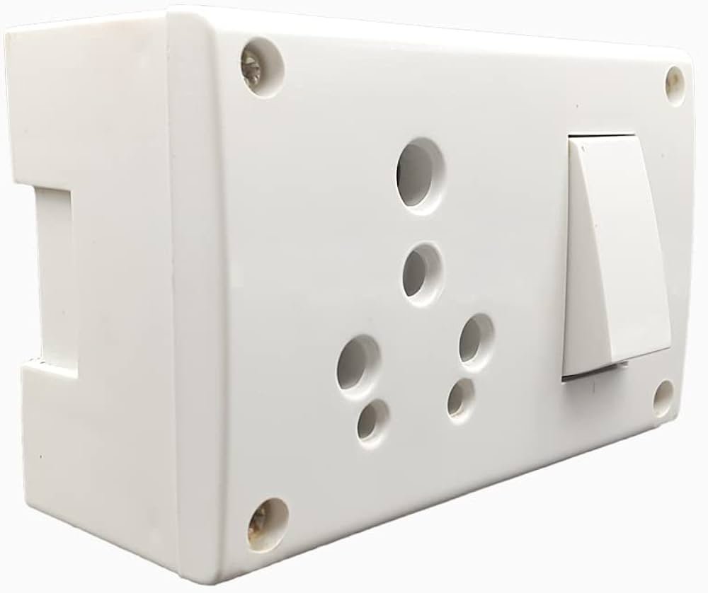 16A Socket with Switch & Junction Board (Without Wire) | DIY 240V Power Utility Box