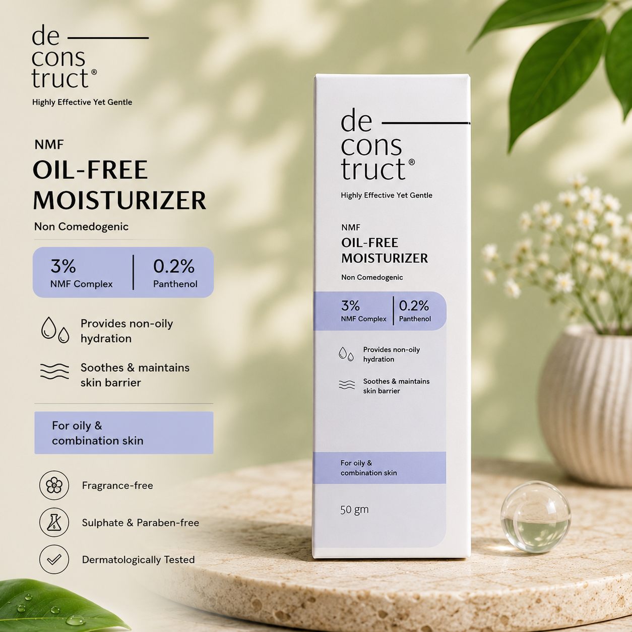 Deconstruct Face Moisturize -  NMF Oil-Free Moisturizer